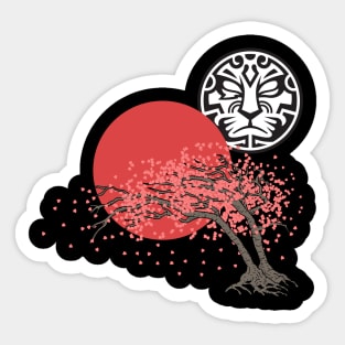 Jinrai: Cherry Blossom Sticker